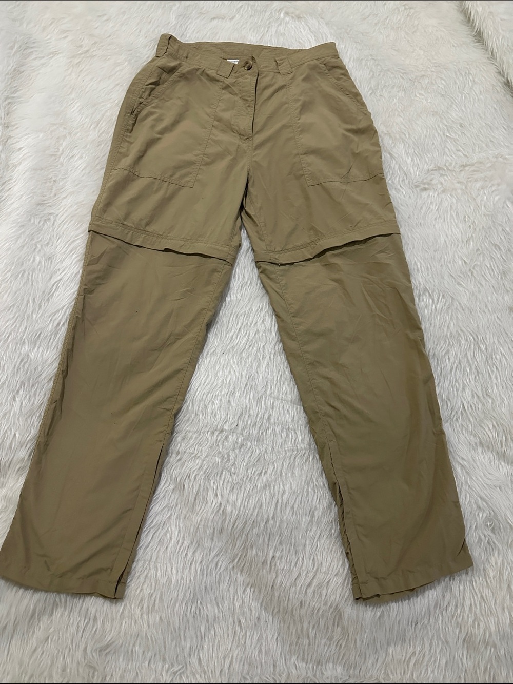 Exofficio Women's Convertible Track Pants in Khaki